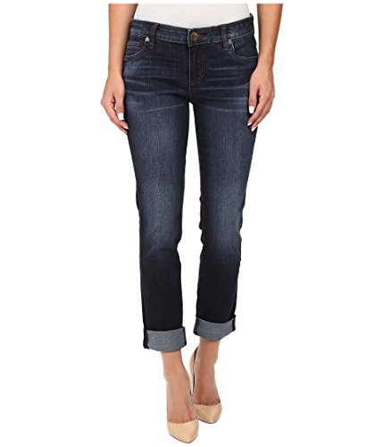 KUT from the Kloth Catherine Five-Pocket Boyfriend Jeans in Adaptability w/Euro Base Wash Adaptability/Euro Base Wash 12 30.5