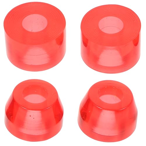 WHAMVOX 4pcs Skateboard Shock Pad Pu Skateboard Bushings Roller Skate Pads Spacers Accessories Shock Absorption for Trucks