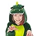 Spooktacular Creations Halloween Child Dinosaur Jumpsuit, Unisex Plush Dinosaur Costume Cosplay Kids for Halloween Costume Party