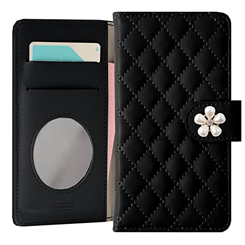 COVERARY �݊��i/���� Redmi Note 15 Pro+ 5G �蒠�^ �V���v�� �p�[�� �X�g�[�� �L���e�B���O �j���A���X�J���[ �����݃J���[ �G���K���g ������� �V���v�� �p�[�� �X�g�[�� �x���g�t�� [ �u���b�N ] 100063147