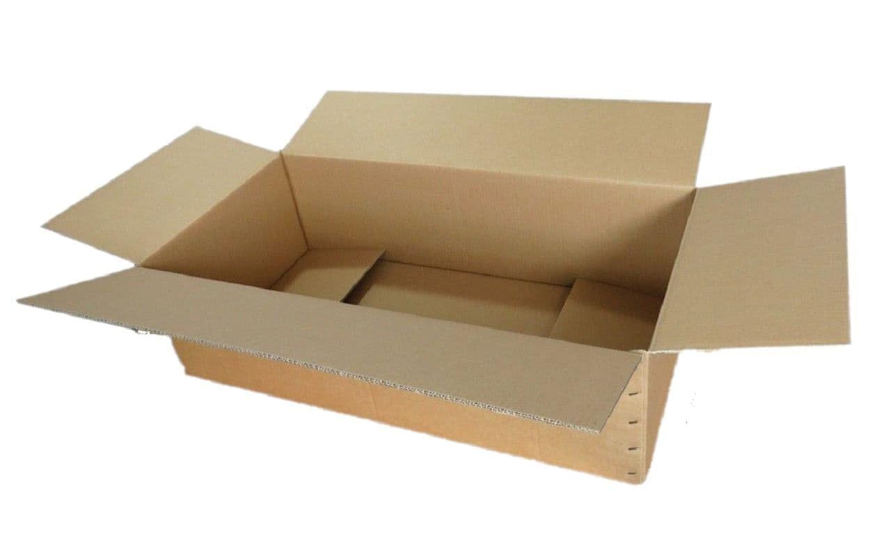 UKPSOLTD 1 x Extra Large XL Double Wall Cardboard Packing Box - 910mm Length x 455mm Depth x 255mm Height Twin Wall Packaging Shipping Delivery Carton
