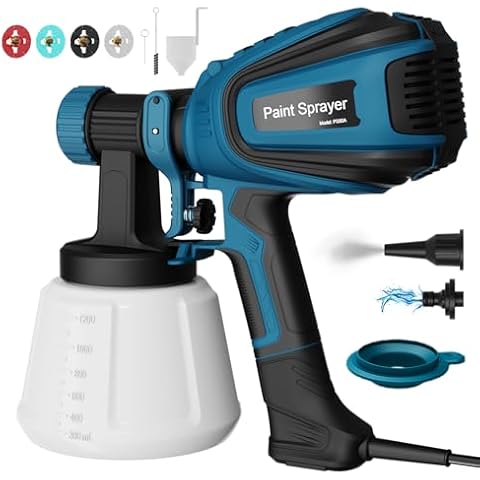 GLORITY 700W HVLP Paint Sprayer with Cleaning Features Cover