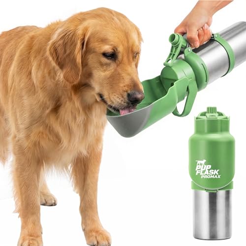 PupFlask Pro Insulated Dog Water Bottle 30/50oz Stainless Steel