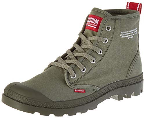 Palladium Pampa Hi Dare, Baskets Hautes Mixte, Vert (Olive Night K78), 39 EU