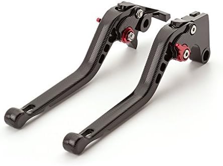 FXCNC Palancas de embrague de freno largas ajustables para motocicleta de carreras, compatibles con Yahama FZ1 FAZER 06-15, FZ8 11-15, FZ6RXJ6