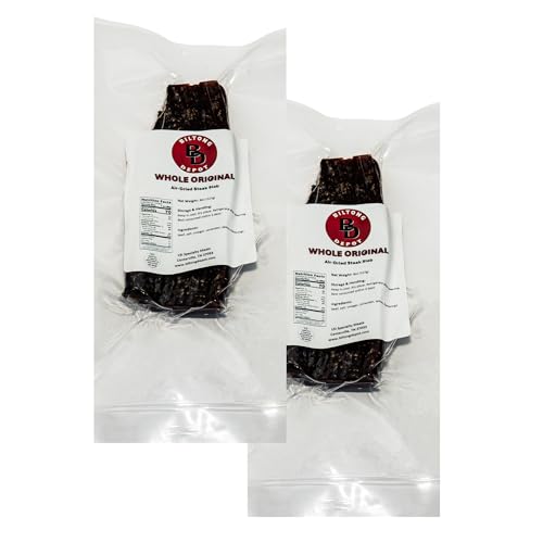 Biltong Depot Original Beef Biltong Slab – 1lb (2 x 8oz Slabs) | Air-Dried Beef Jerky Snack | High Protein | Zero Sugar | Keto & Paleo Friendly | Gluten Free | No Artificial Preservatives | No MSG
