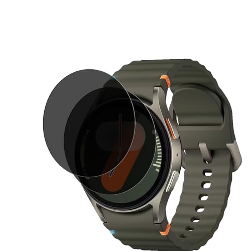 Jewloofa Schutzfolie für Samsung Galaxy Watch 7/6/5/4 44mm Privacy Panzer Schutz Glas, 2 Stück Anti Spähen Privatsphäre ...