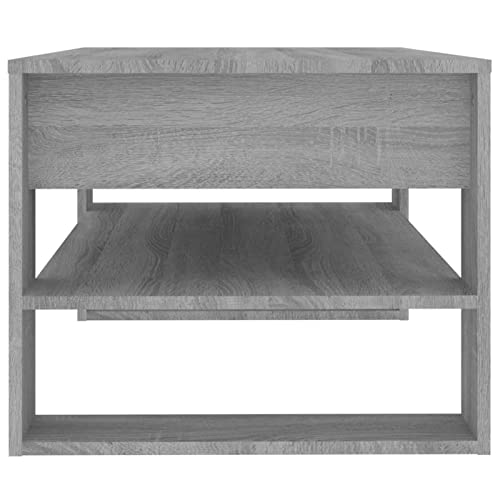 Table de salon gris sonoma compacte et robuste pour optimiser les petits espaces de vie - 6