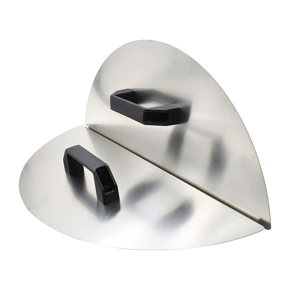 GOODLAND BEE SUPPLY HELID-SS Beekeeping Honey Extractor Lid for Manual Extractor (Pair) - Stainless Steel