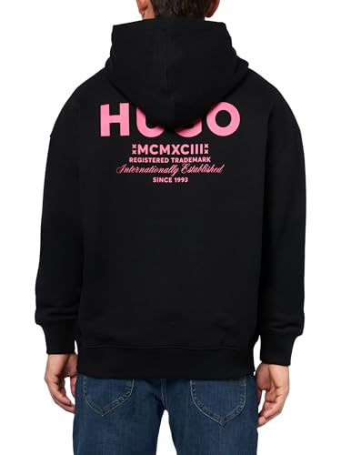 HUGO Men's Back Printed Logo Hooded Sweatshirt2