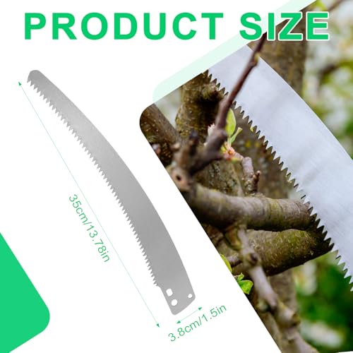 Pole Saw Blade, Steel Pole Saw Blade Replacement Silver Tree Pruner Pole Saw Replacement Blade Tree Pruner Parts for Corona Tree Pruner Tp 3811, Tp 3712, Tp 2712, Tp 2512 - Image 3