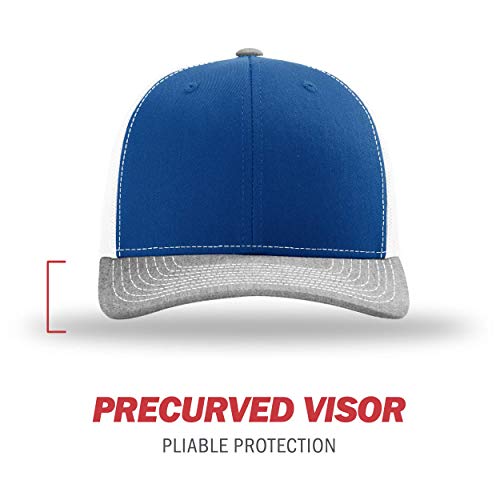Image of Richardson 112P Patterned Snapback Trucker Hat - Custom Leather Patch Hat | No Minimals | Volume Tiered Pricing