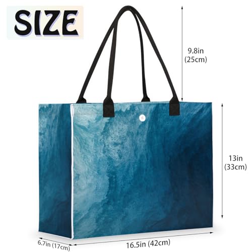 Art Gradient Tote Bag for Women Large Beach Bag Reusable Tote Bags for Work Travel Beach Shopping2