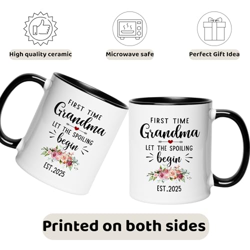 Taza para nueva abuela 2025 cerámica 11 oz miniatura 3