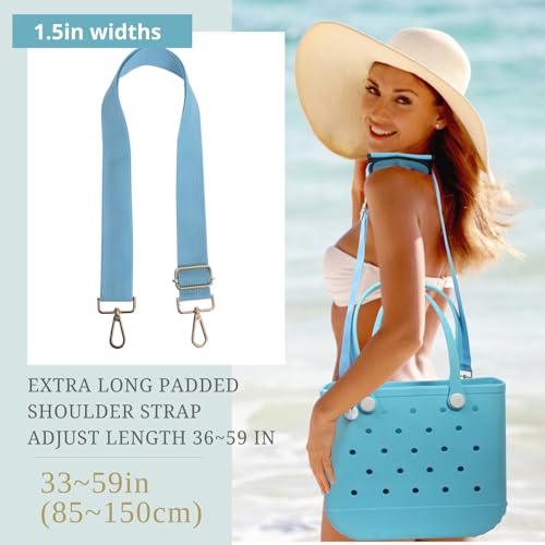 Image of Strap Wrap for Bogg Bag Accessories, Adjustable Crossbody Shoulder Strap Wrap with Detachable Pad, For XL Medium Bog Bag