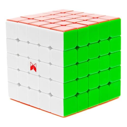 Image of QiYi X-Man Hong 5x5 Magnetic Speed Cube | Ball-Core, UV Coated & Core Positioning | 61mm Lightweight 128g Flagship Professional 5x5x5 Puzzle
