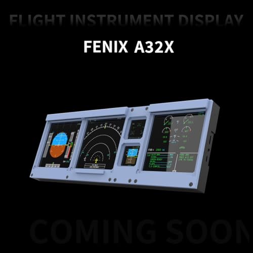 Image of Hoowalt D106 A32X /A35X /A38X PFD-ND-ECAM-E /WD 4-in-1-Display for MSFS 2020 /2024 - Windows Flight Sim Home Cockpit
