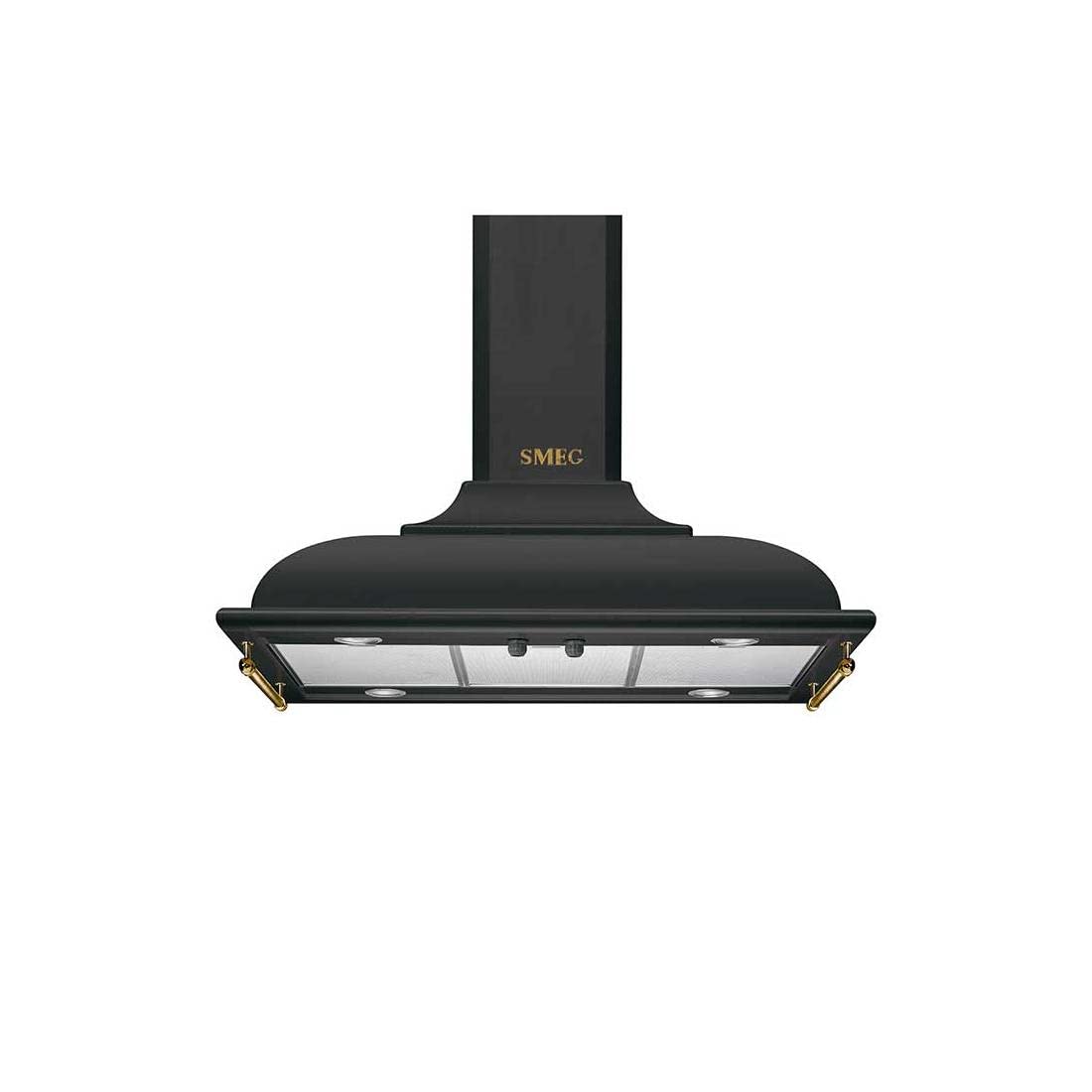 Smeg KCI19AOE Cappa aspirante a isola Nero 820m³/h B cappa aspirante