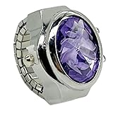 Generico Orologio con anello da, anelli per orologi da donna - Orologi con anello a cestino - Orologi da con gioielli creativi, orologi con a cestino regolabile per donna e uomo