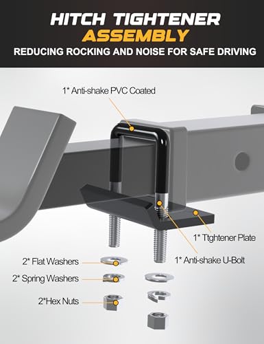 image for RETRUE Anti Rattle Hitch Tightener 1.25