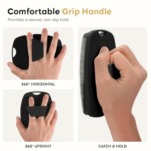 Image of Silicone Body Scrubber - Deep Cleansing & Exfoliating Shower Brush for Soft, Smooth Skin, Improves Skin Texture, Boosts Circulation, Gentle & Hygienic Bath Scrubber for Men & Women (Oval)