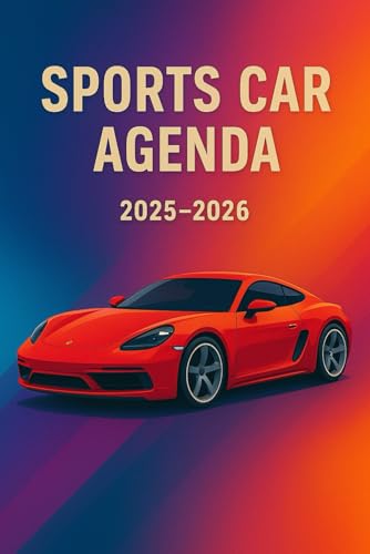 livre AGENDA SCOLAIRE 2025–2026 – ÉDITION SPORT CARS
