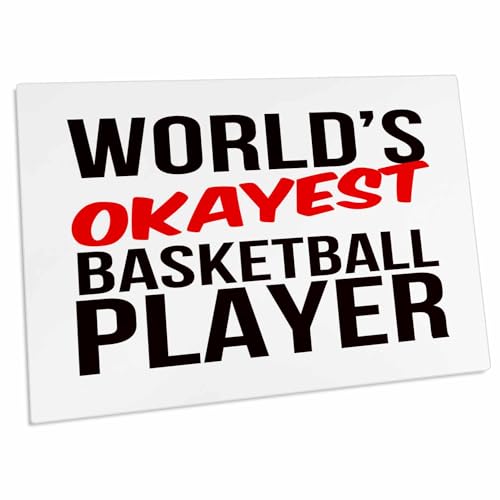 3dRose Worlds Okayest Desk Pad 23x16in miniatura 1