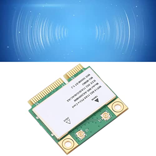 Adaptador de red AX200HMW de 6 tarjetas con banda 802.11 a/b/g/n/ac/ax, interfaz PCI-E half mini, Bluetooth 5.2, solo para Windows 10 (64 bits) miniatura 7