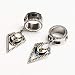 HuaCan Dilatación Oreja Retro Acero Quirúrgico + Ópalo Pendientes Piercing Expansor Túnel...