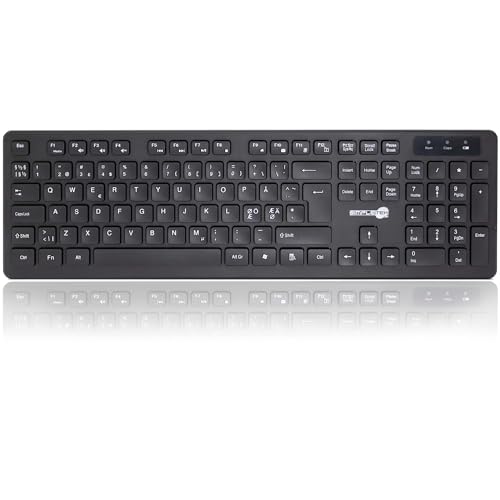 Kit souris et clavier noir sans fil 2,4G scandinave Simpletek