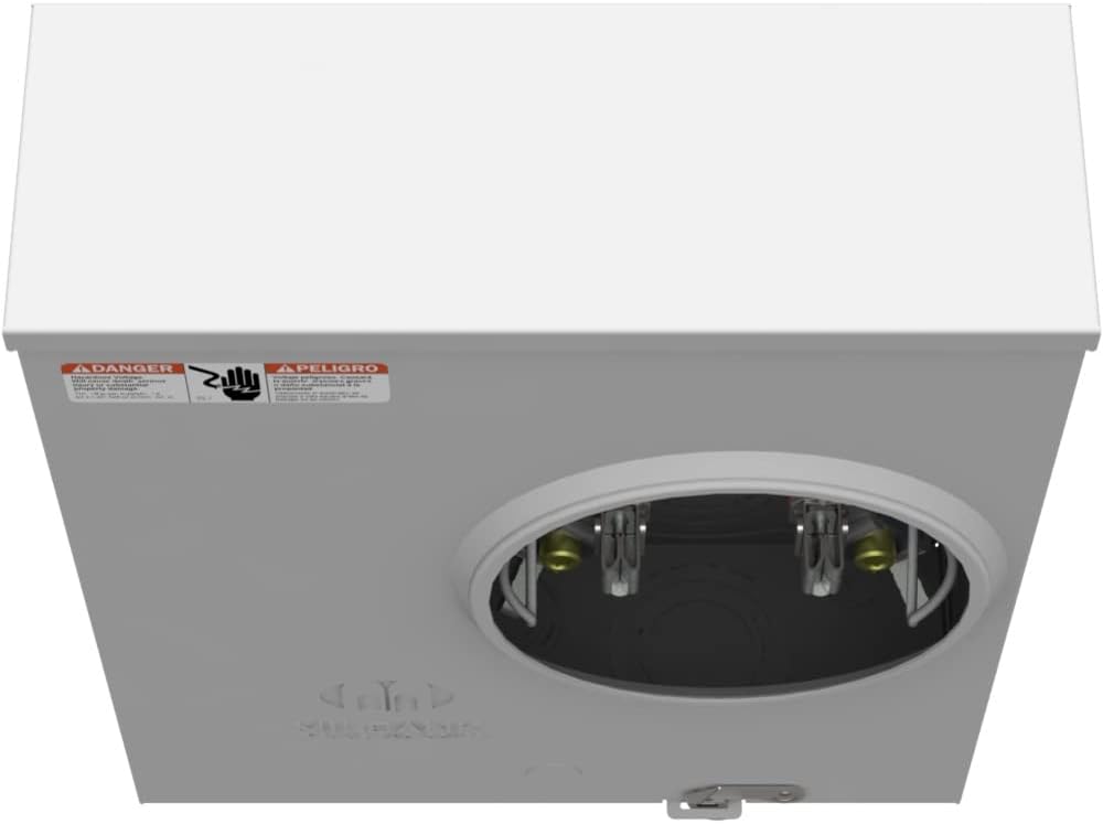 Milbank U1980-O-KK-BLG-AEP 200A Ringless Meter Socket Underground With Bypass Horns And Barrel Lock Provisions
