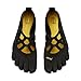 Vibram Women's FiveFingers Alitza Loop | Barefoot Casual Shoes for Everyday Wear & Comfort, Black, 38 EU / 7.5-8 US