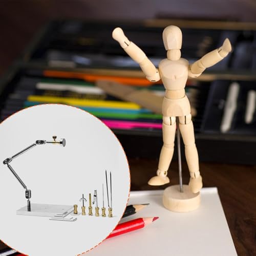 Figurines d'animation image par image support avec bras articulé en acier inoxydable