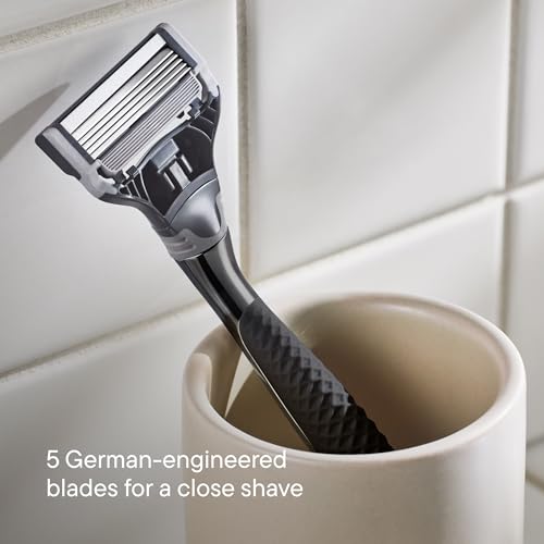 Harry's Original Shaving Kit for Men - Razor Handle, 3 Refills, Shave Gel - image 5