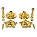 Brass Diya for Pooja Kerala Diya [10 inch, Set of 2, Size - Medium ] Diya Lamp for Puja Diwali Diyas - Traditional Samai Lamp Kutthu vilakku Panchmahal Deepam - Indian Diwali Gifts Hashcart®
