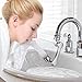 Schwenkbarer Wasserhahn Strahlregler - 1080° Drehbarer Multifunktionaler Verlängerungshahn, Wasserhahn Verlängerung mit Perlatore 22mm Innengewinde & 24mm Außengewinde Luftsprudler für Küche Bad