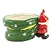 Gnome Elf with Bag Holiday Christmas Ceramic Candy Dish
