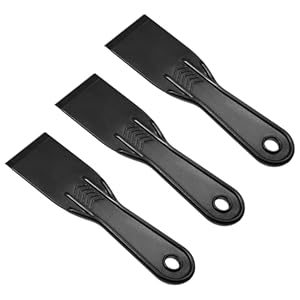 Bewudy 3 Stück Kunststoffspachtel Zubehör, Kunststoff Spachtel Spachtelmesser Kittmesser Werkzeug Flächenspachtel Schaber Set für 3D Drucker Harzentfernung Spackeln Patchen (2 Zoll)