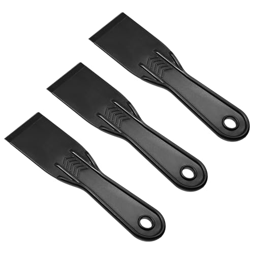 Bewudy 3 Stück Kunststoffspachtel Zubehör, Kunststoff Spachtel Spachtelmesser Kittmesser Werkzeug Flächenspachtel Schaber Set für 3D Drucker Harzentfernung Spackeln Patchen (2 Zoll)