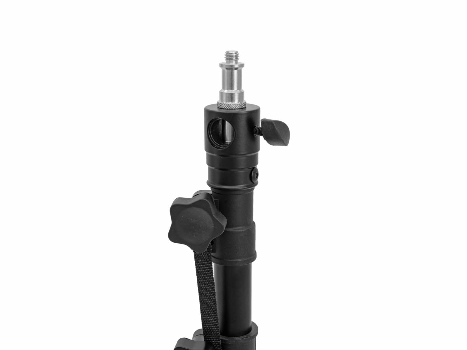 EUROLITE DTV-10 Stativ | Universelles Studio-, Lampen-, Mikrofon- oder Kamerastativ, für horizontaler oder vertikaler Ausrichtung mit umsteckbarem Mini TV-Zapfen-Adapter