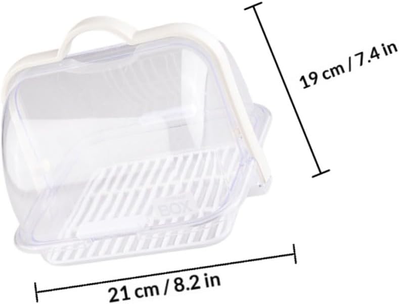 Bottle Drying Rack and Sealing Storage Box for Feeding Supplies, Portable Mini Drainer Organizer with Lid, Suitable for Kitchen Counter and Travel Use