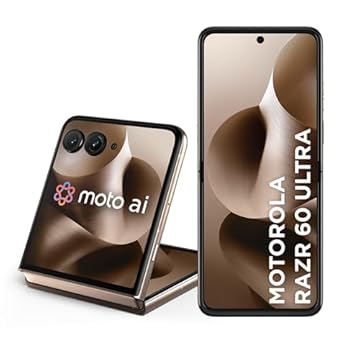 Smartphone Motorola Razr 60 Ultra - 1TB 32GB (16GB RAM+16GB Ram Boost) Snapdragon 8 Elite Tela dobrável 7" e externa 4” Moto AI 50MP camera - Madeira