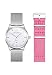 Produktbild THOMAS SABO Unisex Erwachsene Analog Quarz Uhr mit Edelstahl Armband LOOK19_02_001