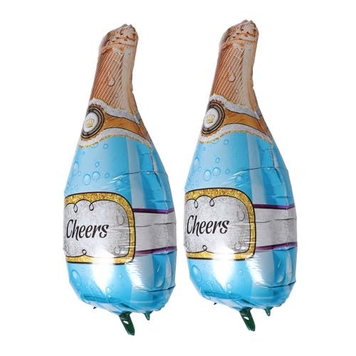 GREENADSCAPE 2 Globos Gigantes Para Botellas De Vino Para Bodas Fiestas Despedidas De Soltera Compromisos Globos De Aluminio Rosa Decoraciones De Cumpleaños Y Películas De Aluminio