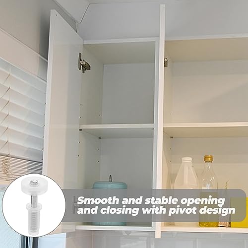 Kit de Herrajes para Puerta Plegable Uonlytech 4 Piezas Pivotes para Puertas de Acordeón Fácil Instalación miniatura 5
