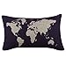 K-youth Fundas de cojínes Rectangulares 30x50 Mapa del Mundo Funda Cojin Sofa Moderno Funda de Almohada Decoracion Hogar Sillas Jardin Caso de Almohada Casa Dormitorio Fiesta