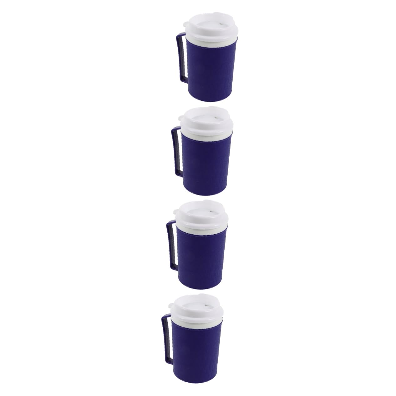 Healvian 4piezas Taza Antigoteo Para Pacientes Discapacidad Vaso Para Ancianos y Movilidad Reducida Para Sopa Agua y Porridge Capacidad