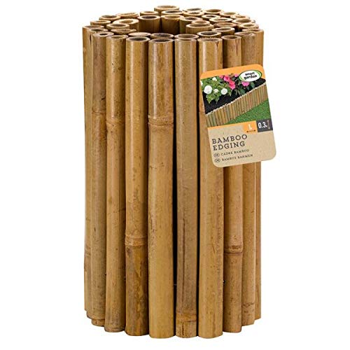 Smart Garden Bamboo Garden Edging - Natural (1m x 30cm)