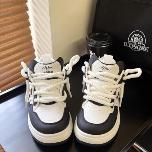 LELEBEAR Star Shoes Walking Sneakers for Women, Y2K Aesthetic Chunky Platform Sneakers, Grunge Shoes Comfort Insole4