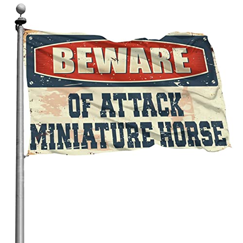Drapeau miniature Beware of Attack Abipuir pour habiller un grand mur